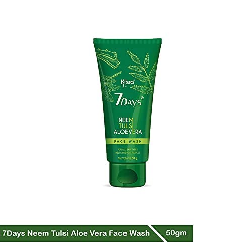 Kisra 7days Neem, Tulsi and Aloe Vera Face Wash | Acne Face Wash | Reduce Scarring for Softer | Oily Skin | Bright, Clear Skin | 100% Paraben, Sulphate and Silicone Free (Pack Of 2) - Image 6