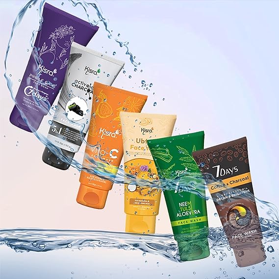 Kisra Activated Charcoal Anti-Pollution Face Wash for Deep Pore Cleaning, 50gm | Removes Dirt & Impurities | Suitable for Acne Prone Skin | For Men & Women (Pack of 2) - Image 2